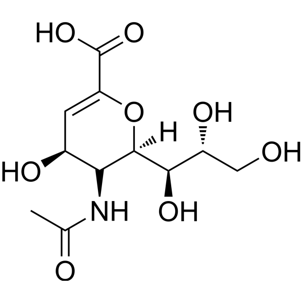 2,3-Dehydro-2-deoxy-N-acetylneuraminic acid (Neu5Ac2en; DANA) 24967-27-9